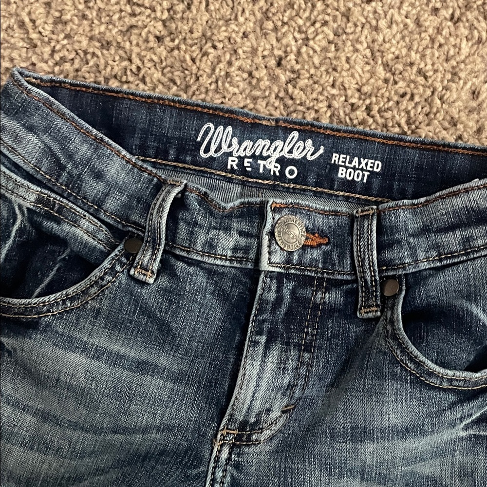 Boys 8 Wrangler Retro Relaxed Boot Jeans